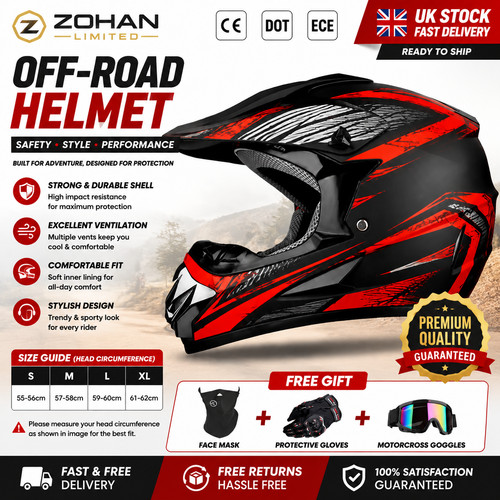 Youth kids motocross helmet - motocross, mx