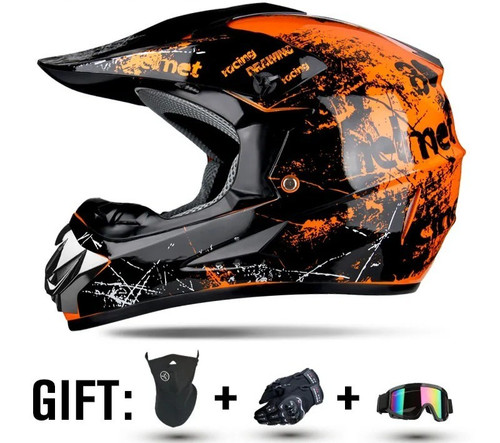 Youth kids motocross helmet - motocross,