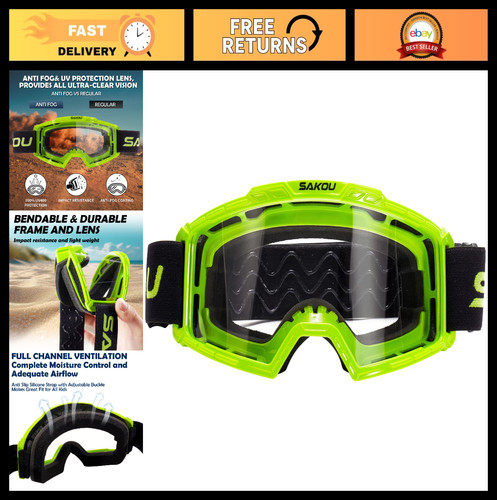 Youth anti fog motocross - anti-fog,