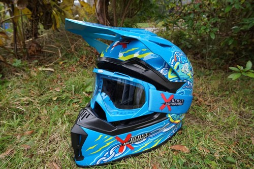 Beast kids motocross helmet - beast,